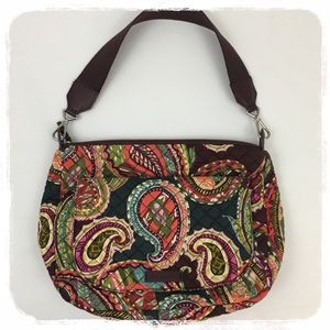 Vera Bradley Multi Color Paisley Print Purse